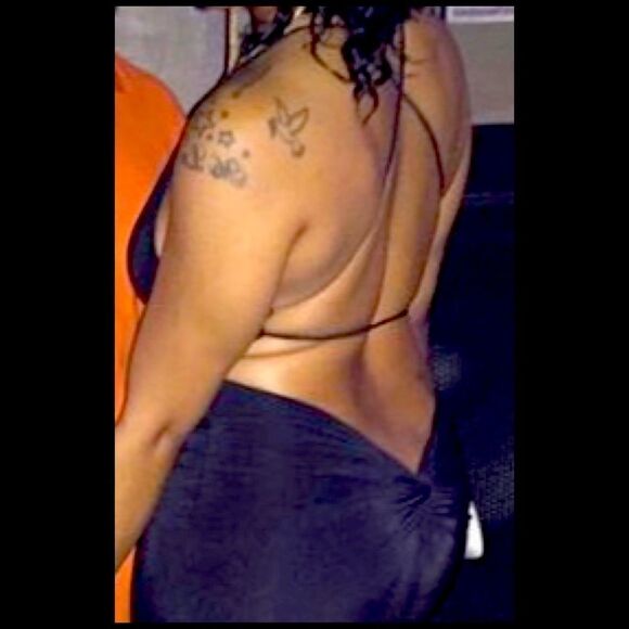 Black Strapy Bodycon Dress! - Picture 2 of 2